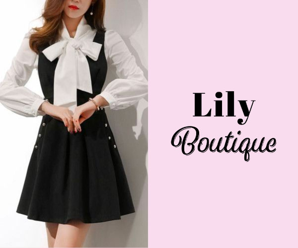 女性らしい魅力を最大限に引き出せるお洋服を。Lily Boutiqueのバナーデザイン